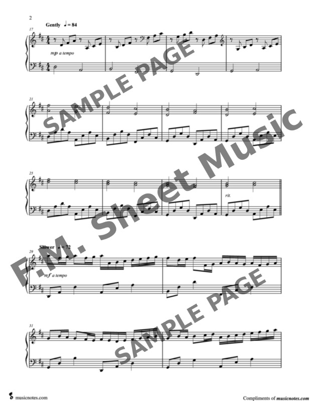 Christmas Canon (Intermediate Piano) By Trans-Siberian Orchestra - F.M